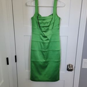 JAX green Bandage Style Sheath Dress 8